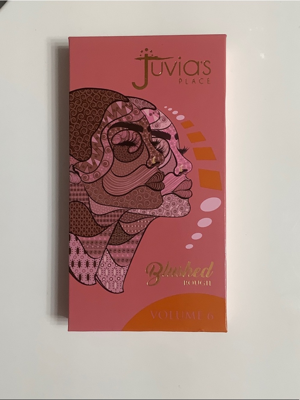 Juvia's Place Blushed Volume 6 Palette - Pink & Gold Packaging